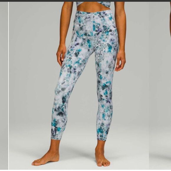 Lululemon Unlimit High-Rise Tight 25" Kaleidofloral Multi Leggings size 6 - Picture 5 of 12
